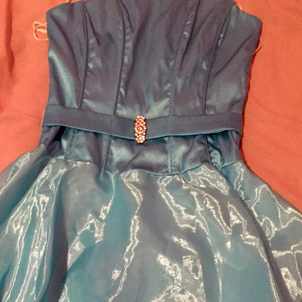 Aqua blue short hoco/Prom or special event dress